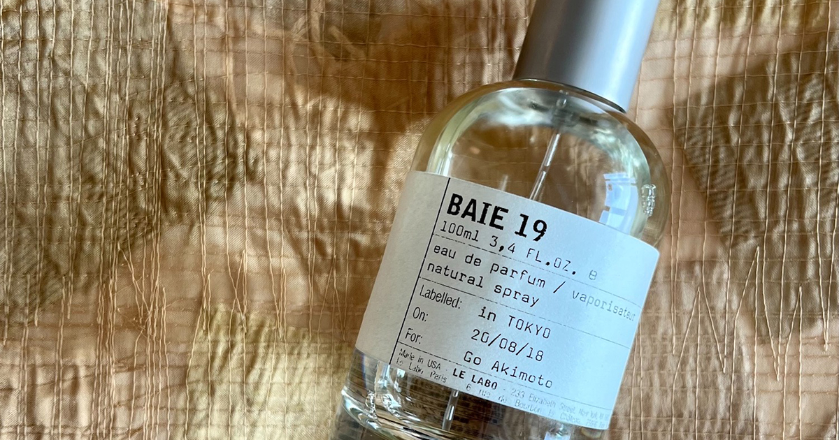 MY旅】旅先にもアトマイザーではなく「LE LABO」のボトルを持参。身に